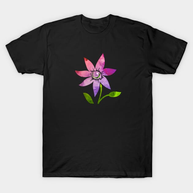 Monster Flower T-Shirt by escic